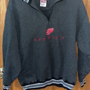Detroit Red Wings Quarter Zip Sweatshirt